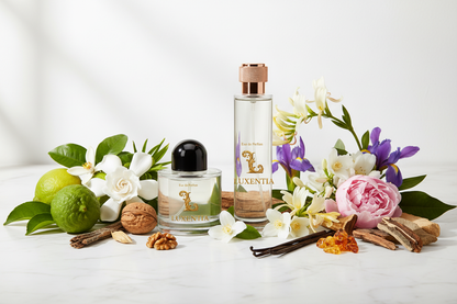 Luxentia 100ml Bottles Complex Floral Woody Premium Ad
