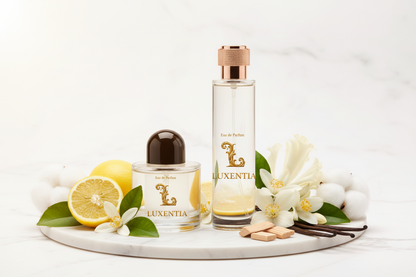 Luxentia 100ml Bottles Creamy Floral Premium Ad
