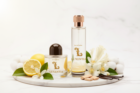 Luxentia 100ml Bottles Creamy Floral Premium Ad