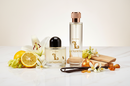 Luxentia 100ml Bottles Creamy Floral Premium Ad