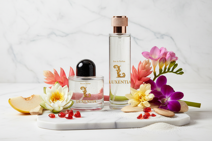 Luxentia 100ml Bottles Exotic Floral Woody Premium Ad