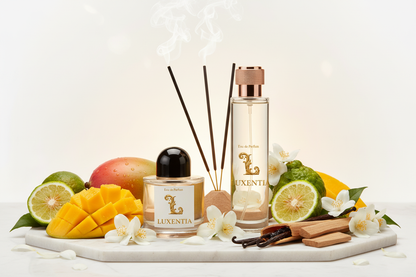 Luxentia 100ml Bottles Exotic Tropical Floral Oriental Female Premium Ad