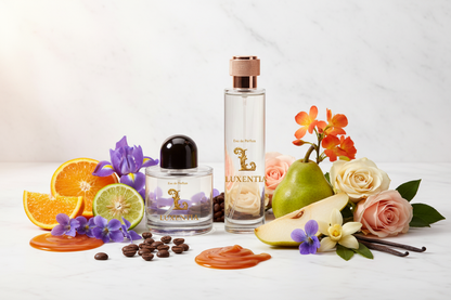 Luxentia 100ml Bottles Floral Coffee Gourmand Premium Ad
