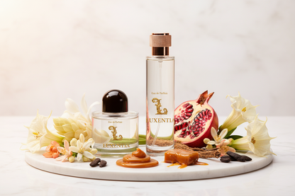 Luxentia 100ml Bottles Floral Gourmand Premium Ad
