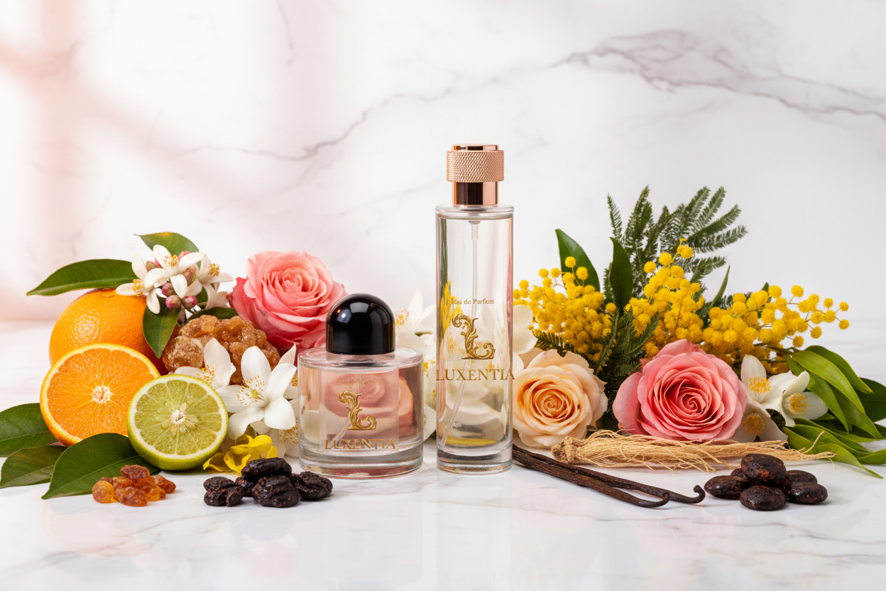 Luxentia 100ml Bottles Floral Oriental Premium Ad