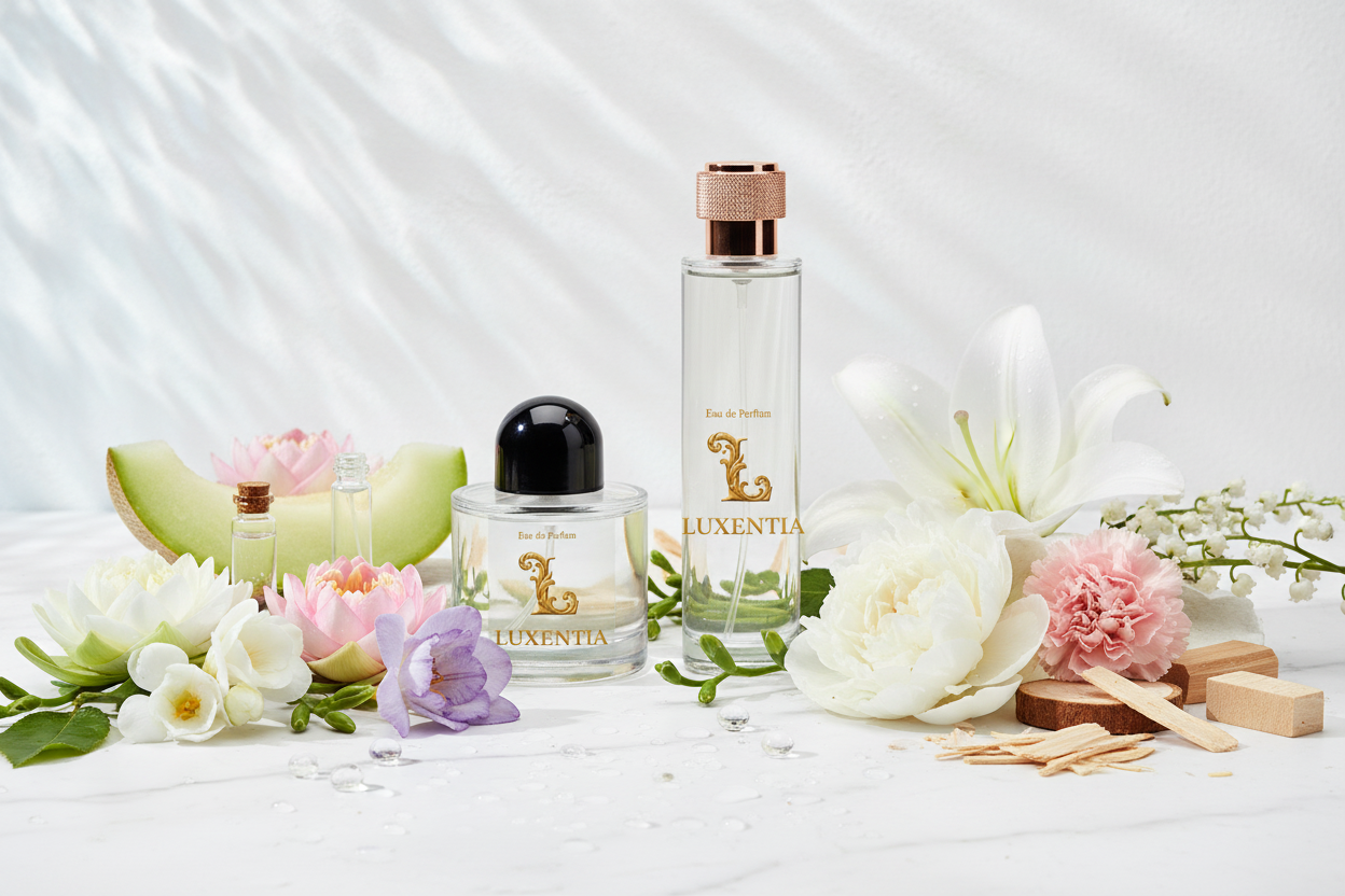 Luxentia 100ml Bottles Fresh Aquatic Floral Female Premium Ad