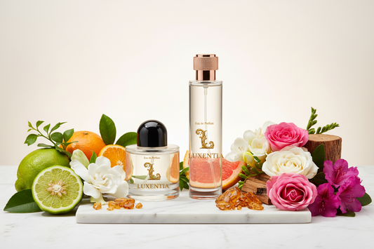 Luxentia 100ml Bottles Fresh Floral Woody Premium Ad