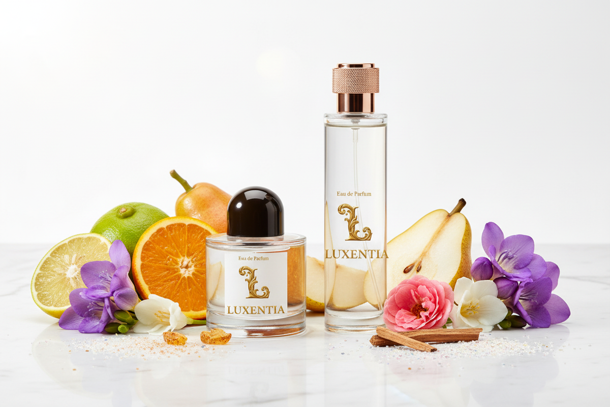Luxentia 100ml Bottles Fresh Luminous Signature Floral Woody Female Premium Ad