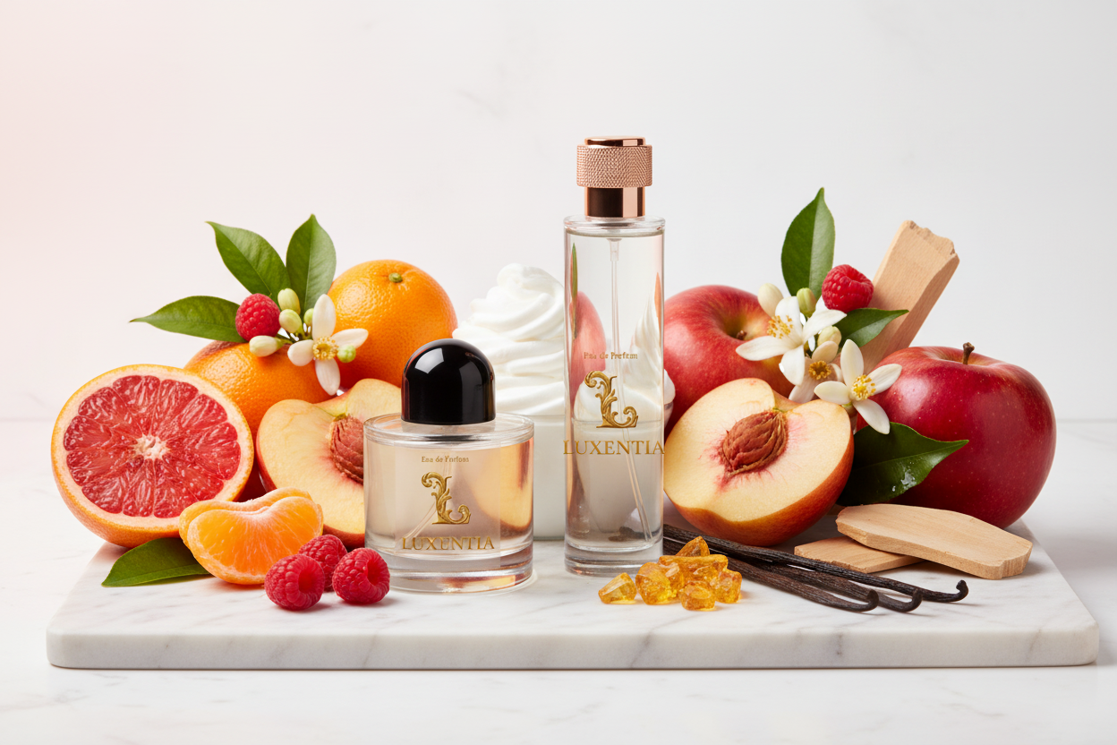 Luxentia 100ml Bottles Fruity Gourmand Premium Ad