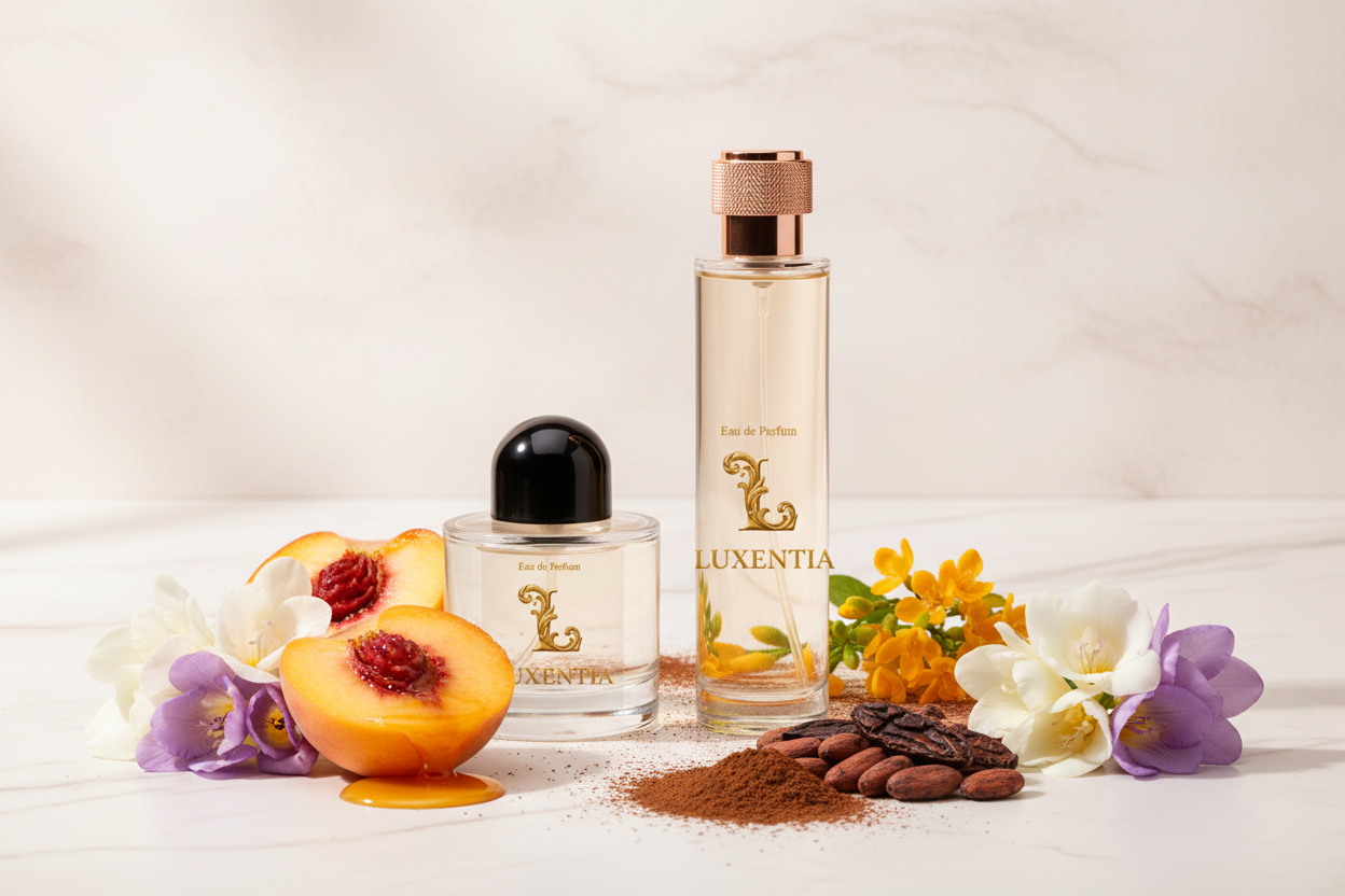 Luxentia 100ml Bottles Gourmand Floral Female Premium Ad