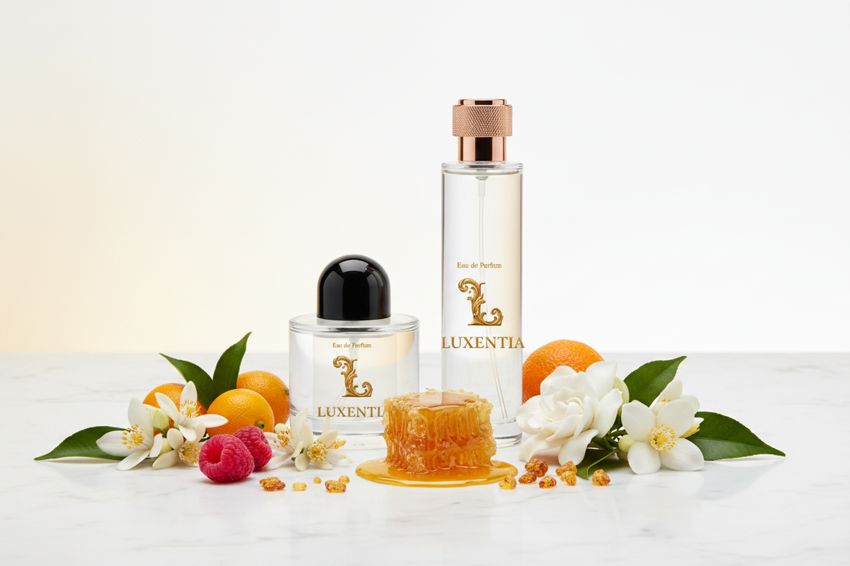 Luxentia 100ml Bottles Luminous Honeyed Floral Oriental Female Premium Ad