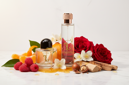 Luxentia 100ml Bottles Luscious Creamy Floral Woody Female Premium Ad