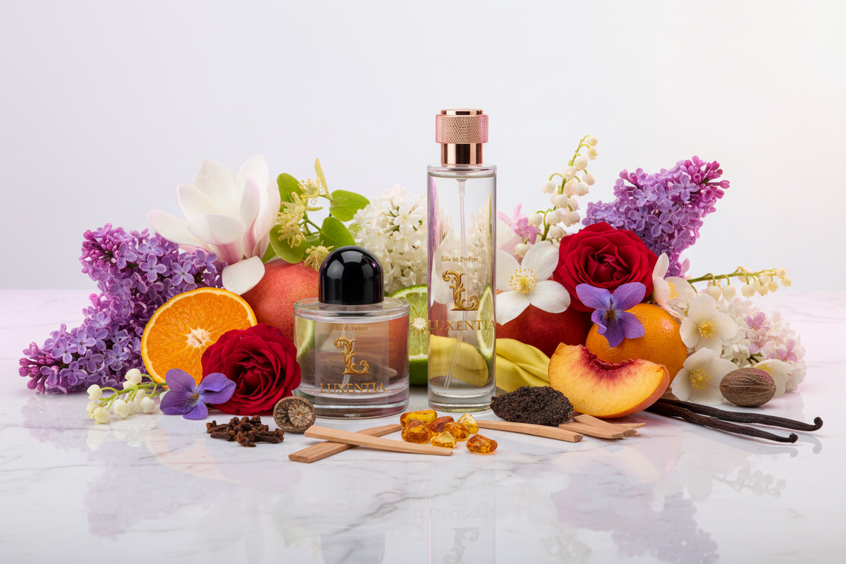 Luxentia 100ml Bottles Luxurious Floral Oriental Premium Ad