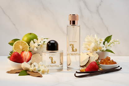 Luxentia 100ml Bottles Opulent Rare Floral Gourmand Female Premium Ad