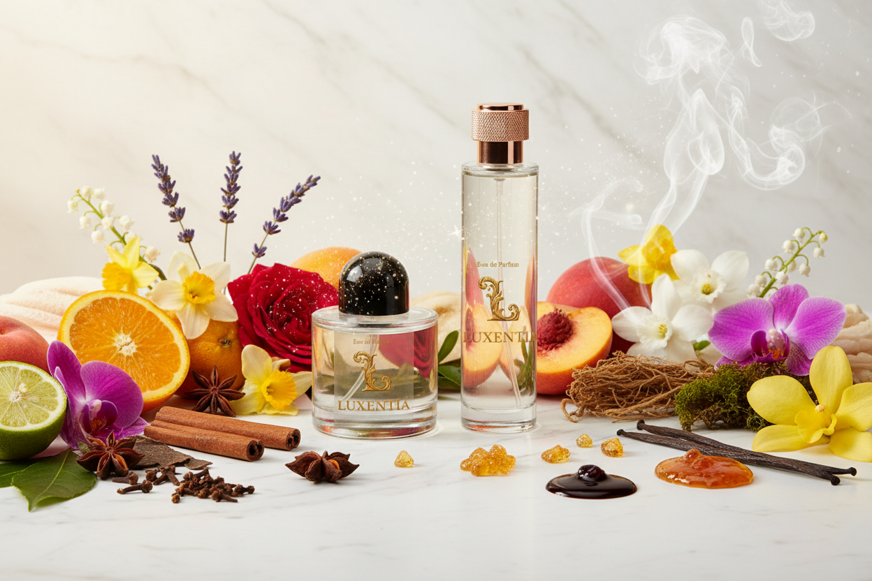 Luxentia 100ml Bottles Oriental Spicy Floral Premium Ad