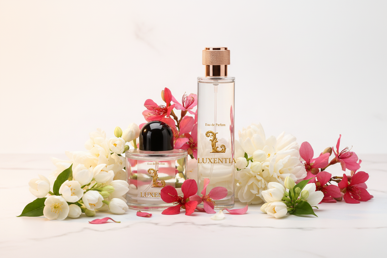 Luxentia 100ml Bottles Pure Floral Premium Ad