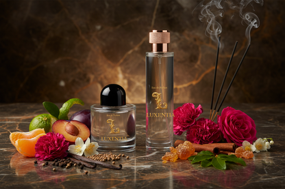 Luxentia 100ml Bottles Rich Spiced Oriental Floral Female Premium Ad