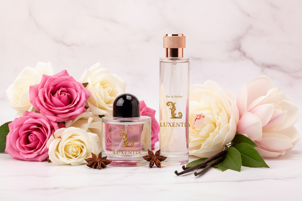 Luxentia 100ml Bottles Spicy Floral Premium Ad