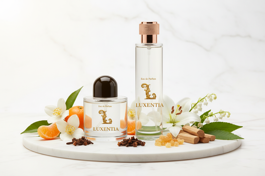Luxentia 100ml Bottles Spicy Floral Woody Premium Ad