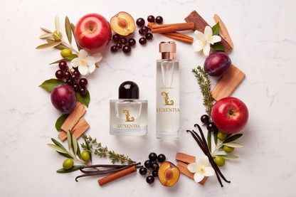 Luxentia 100ml Bottles Spicy Fruity Woody Female Premium Ad