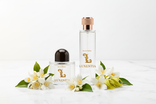 Luxentia 100ml Bottles White Floral Premium Ad