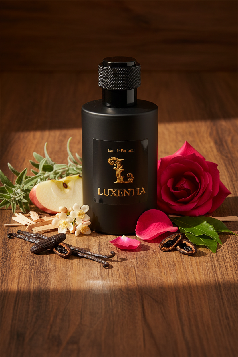 Luxentia Apple Davana Damask Rose Vanilla Patchouli Male Single