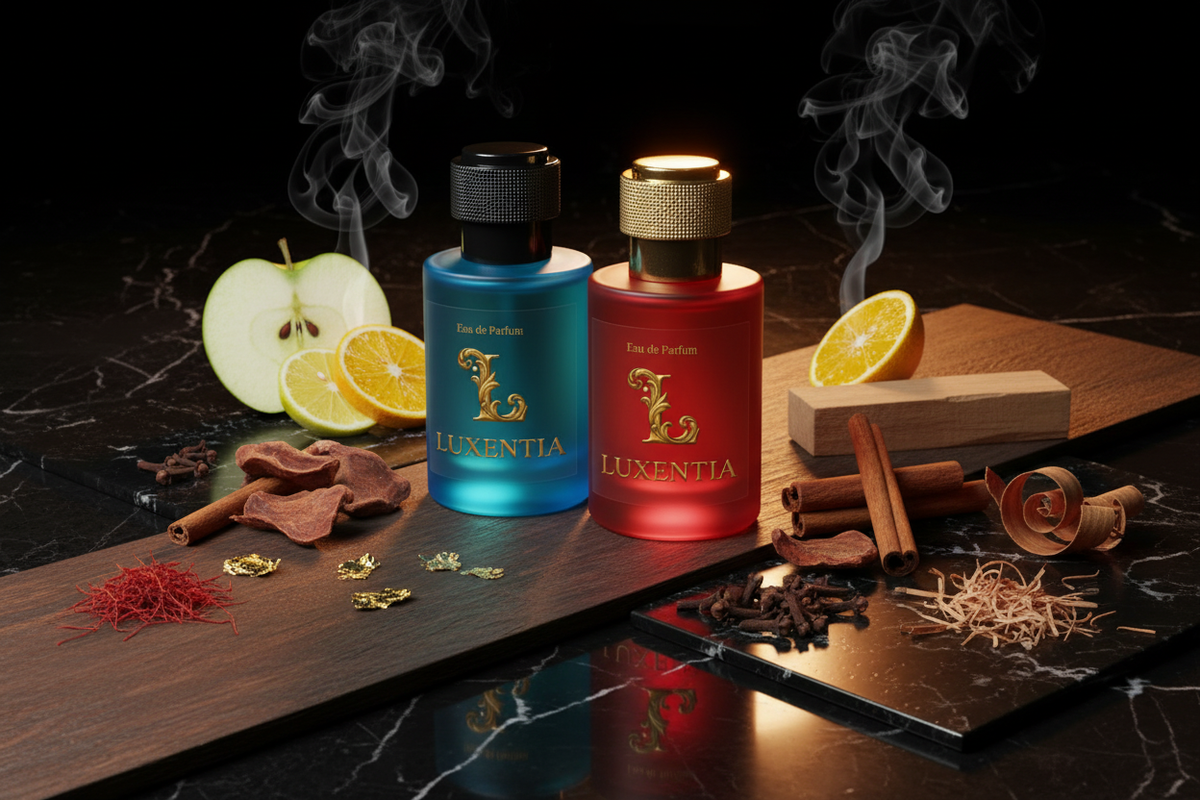 Luxentia Apple Saffron Oud Male Duo