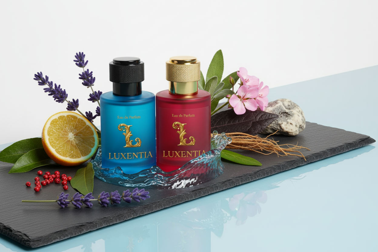 Luxentia Bergamot Lavandin Sea Wave Vetiver Male Duo