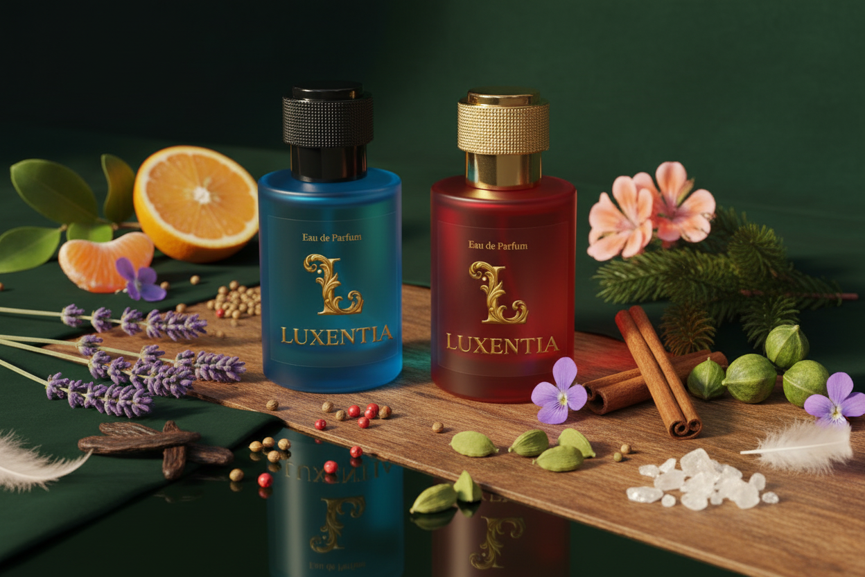 Luxentia Bergamot Lavender Cinnamon Balsam Fir Ambroxan Male Duo