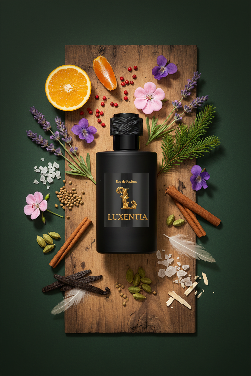 Luxentia Bergamot Lavender Cinnamon Balsam Fir Ambroxan Male Single