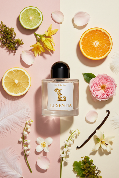 Luxentia Bergamot Rose de Mai Lily of the Valley Jasmine Vanilla Oakmoss Single 50ml