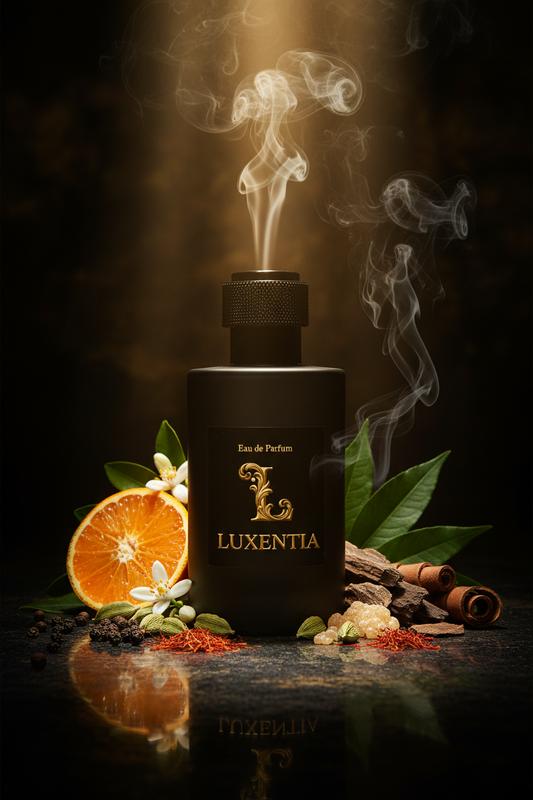 Luxentia Bitter Orange Neroli Saffron Frankincense Oud Leatherwood Male Single