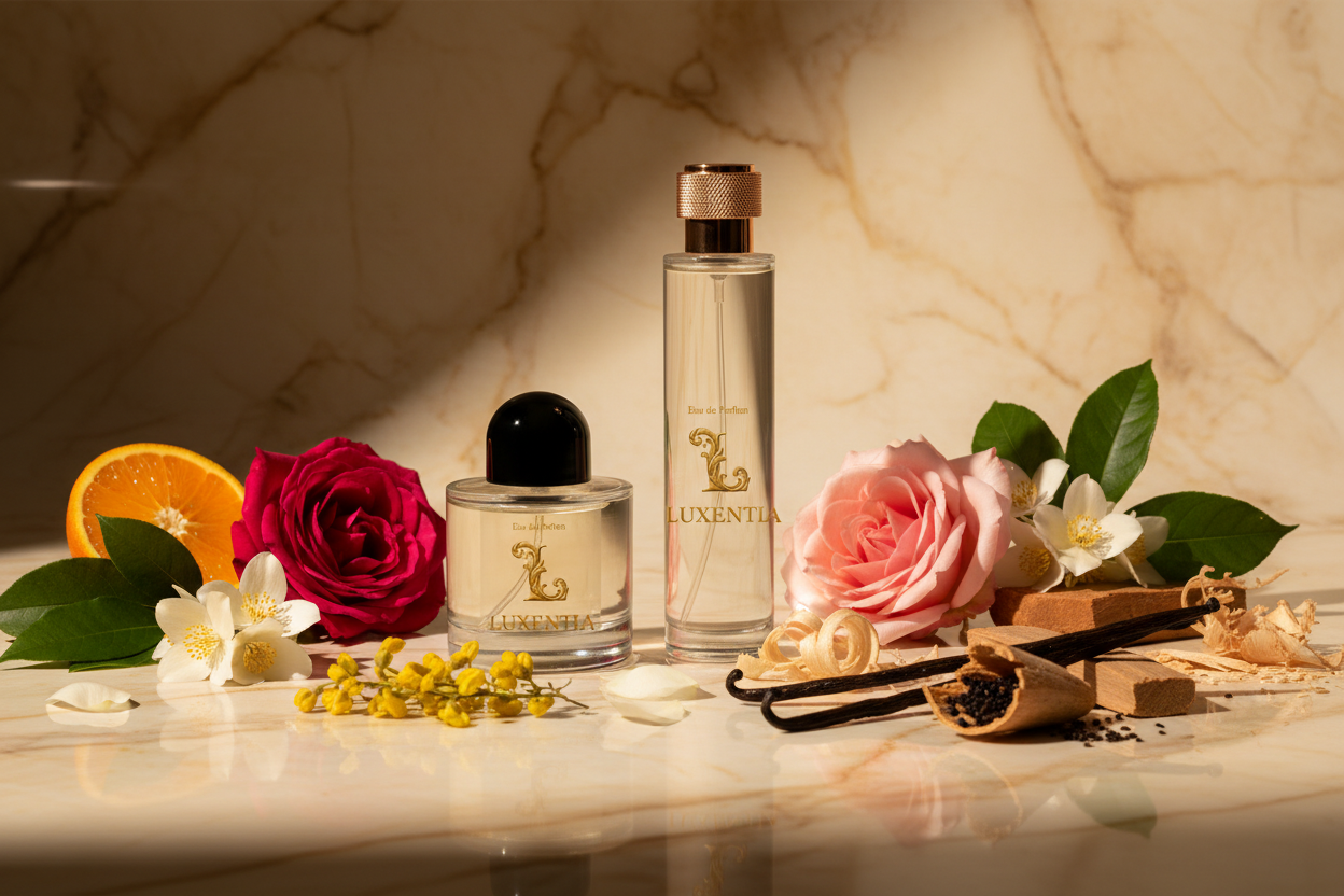 Luxentia Bitter Orange Rose Bouquet Cashmere Female Duo