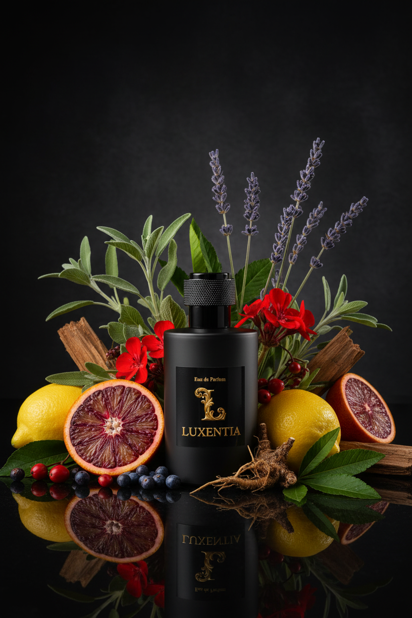 Luxentia Black 100ml Citrus Aromatic Woody Premium Ad