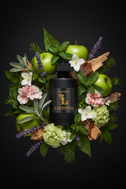 Luxentia Black 100ml Fresh Green Aromatic Woody Premium Ad