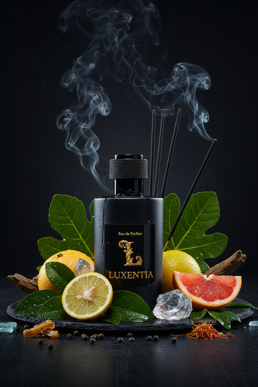 Luxentia Black 100ml Fresh Smoky Aquatic Woody Premium Ad