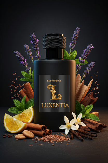 Luxentia Black 100ml Fresh Warm Spicy Oriental Premium Ad