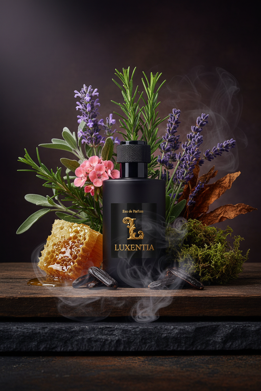 Luxentia Black 100ml Rich Aromatic Fougère Premium Ad