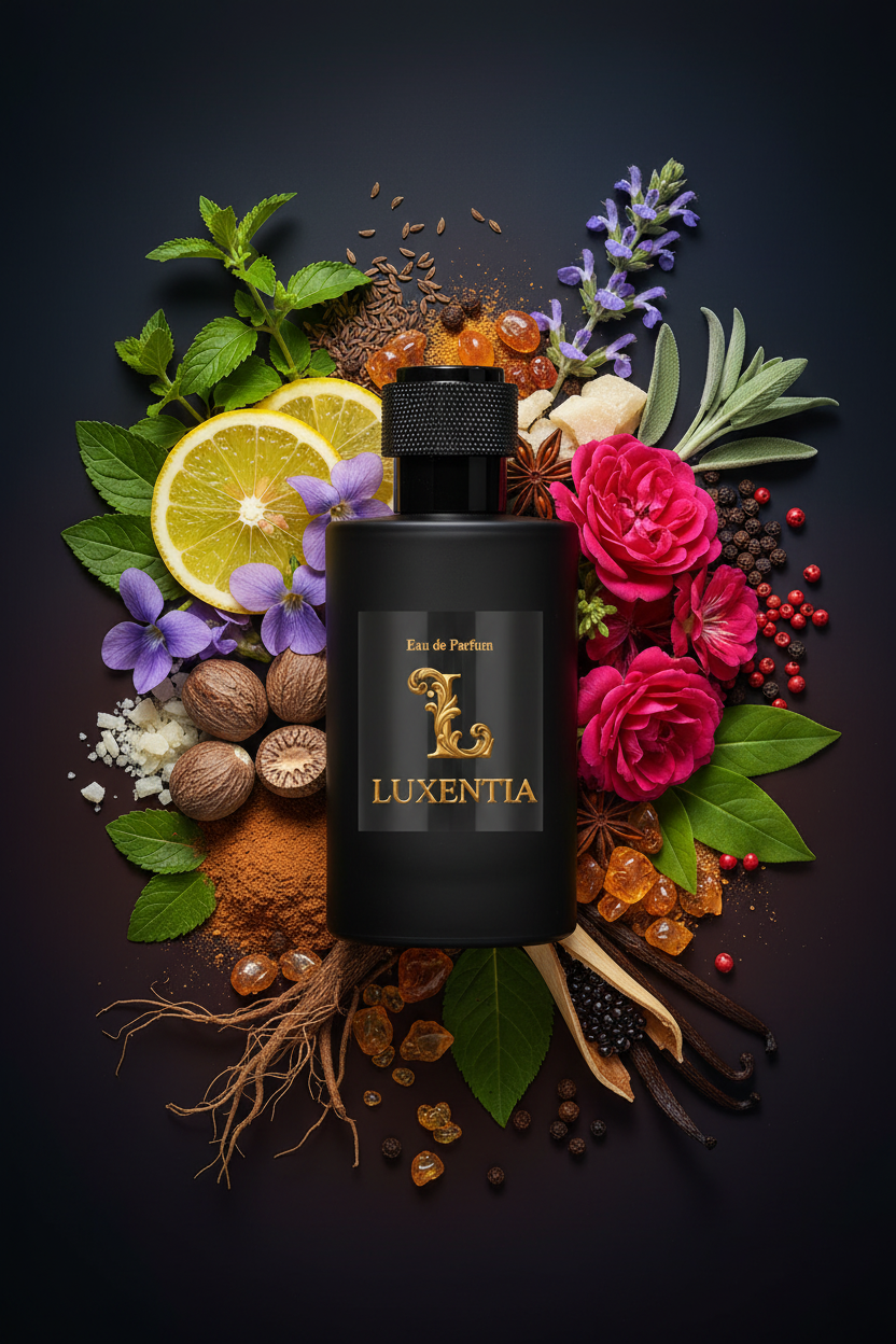 Luxentia Black 100ml Rich Complex Spiced Oriental Chypre Premium Ad