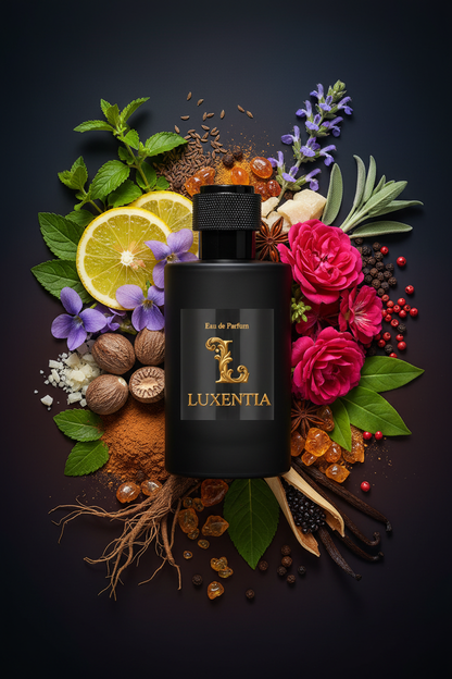 Luxentia Black 100ml Rich Complex Spiced Oriental Chypre Premium Ad