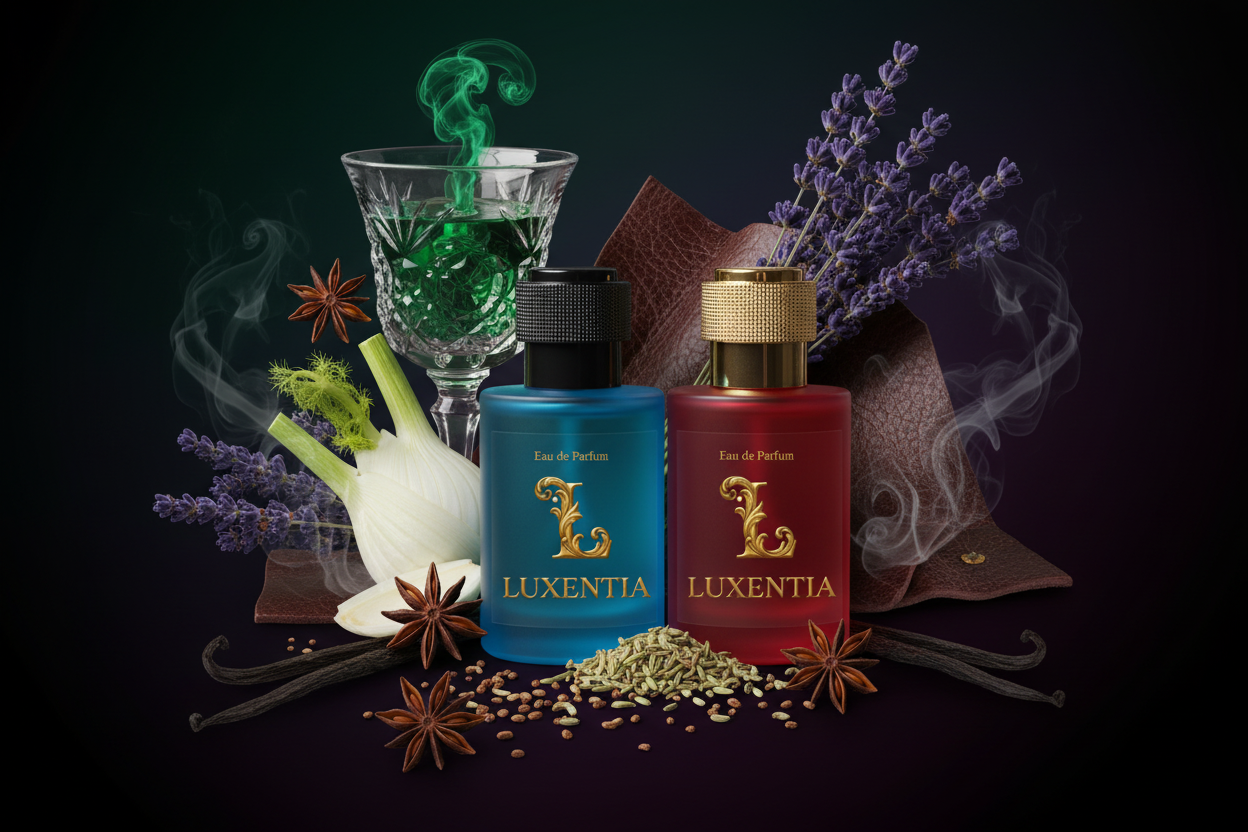Luxentia Blue & Red 50ml Anise Aromatic Premium Ad