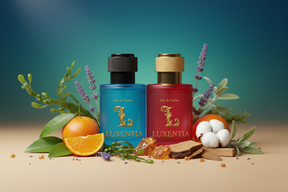 Luxentia Blue & Red 50ml Aquatic Woody Premium Ad