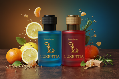 Luxentia Blue & Red 50ml Aromatic Leather Premium Ad