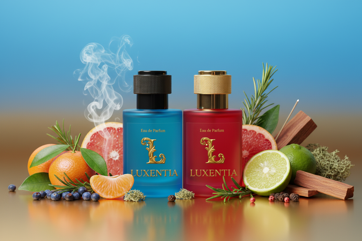 Luxentia Blue & Red 50ml Citrus Aromatic Premium Ad