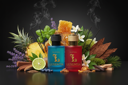 Luxentia Blue & Red 50ml Complex Rich Aromatic Oriental Premium Ad