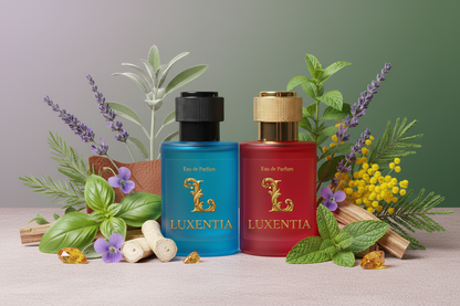 Luxentia Blue & Red 50ml Fougère Premium Ad