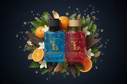 Luxentia Blue & Red 50ml Fresh Aquatic Woody Chypre Premium Ad