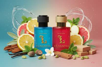 Luxentia Blue & Red 50ml Fresh Cool Spicy Woody Premium Ad