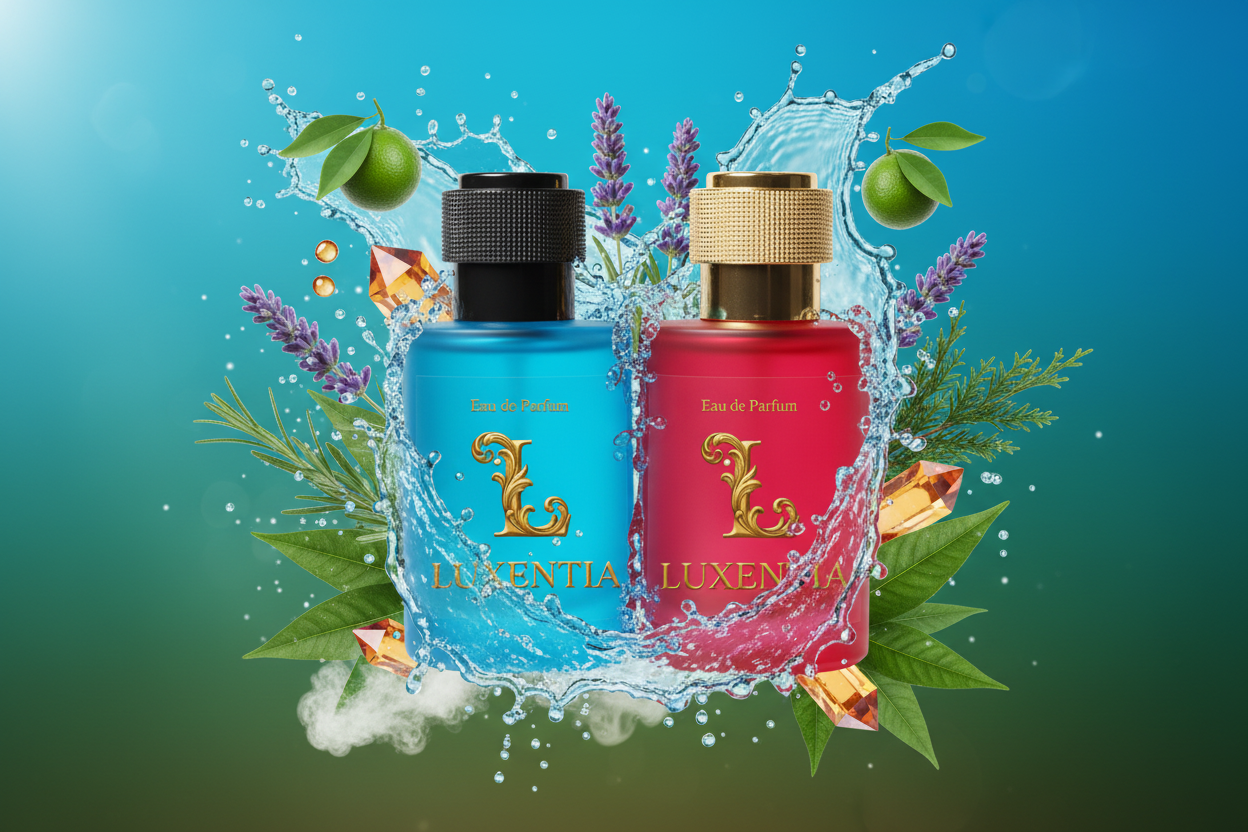 Luxentia Blue & Red 50ml Marine Aromatic Premium Ad