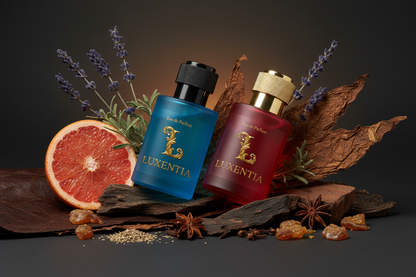 Luxentia Blue & Red 50ml Oud Woody Premium Ad